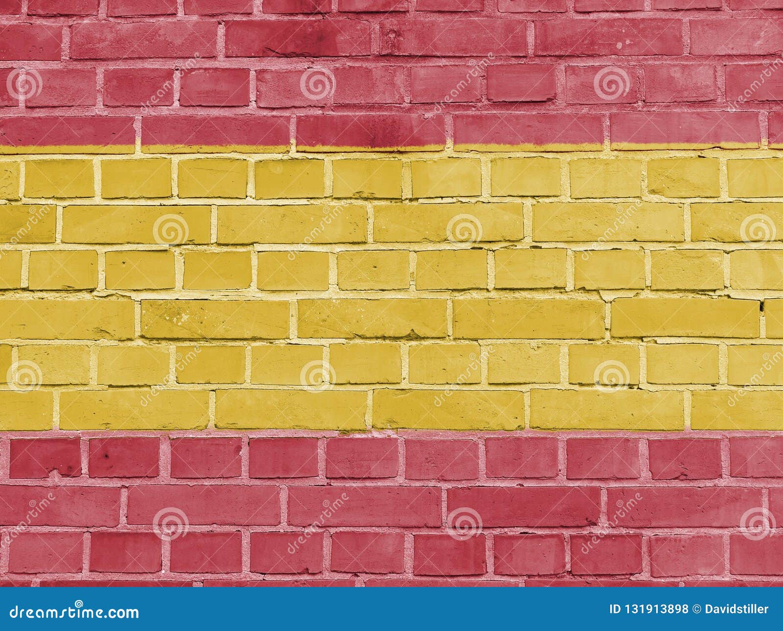 Spanien Politik Konzept Spanische Flaggen Wand Stockfoto Bild Von Immigration Politisch