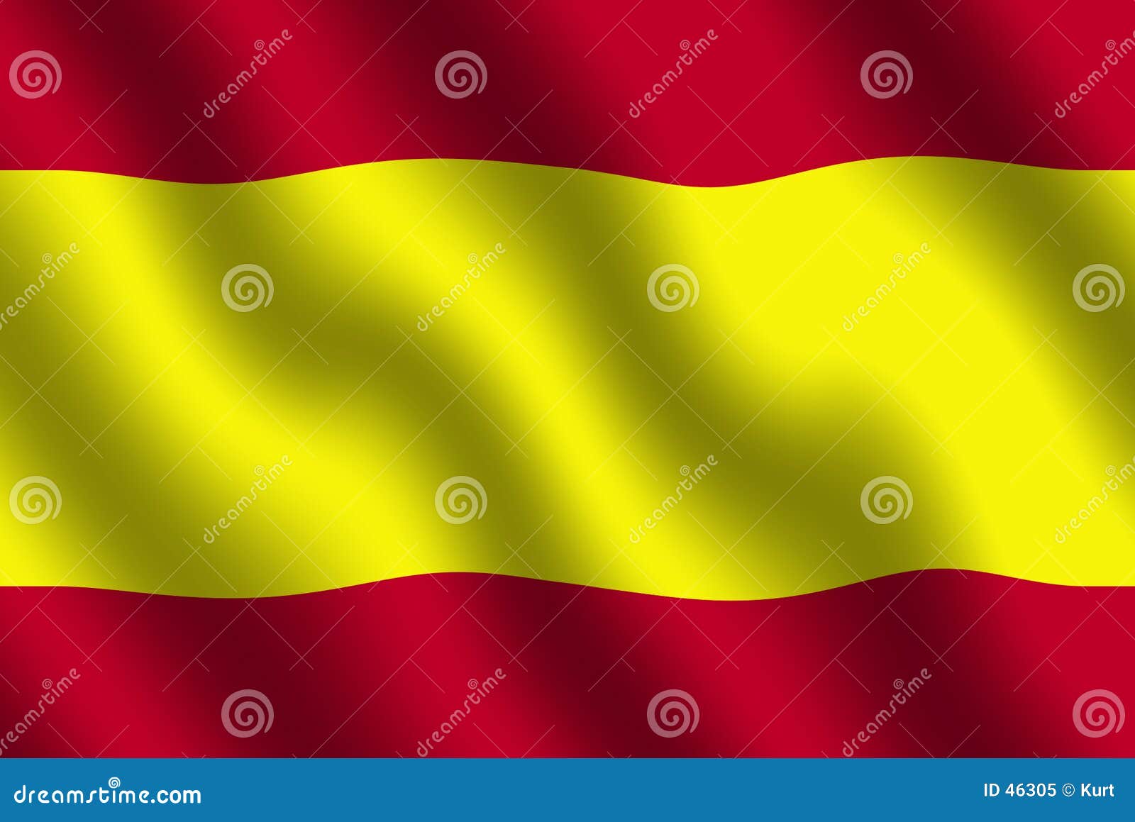 Spanische Flagge. Weißer Hintergrund. Farbwelle. Gestaltung Der Flagge.  Vektorgrafik. Börsenbild. Vektor Abbildung - Illustration von beamter,  kultur: 221535771