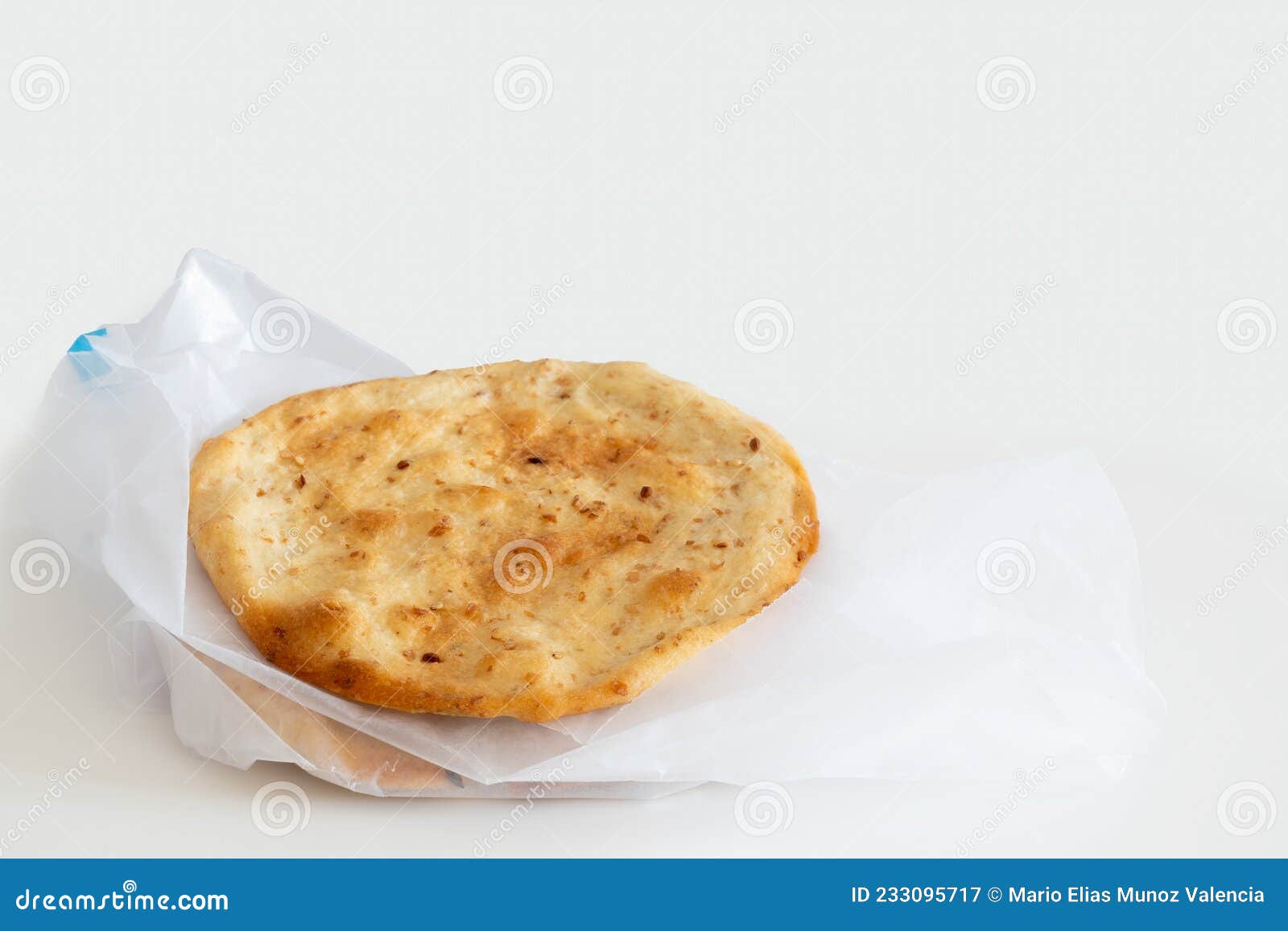 spanish aniseed pastries tortas de aceite, on white background