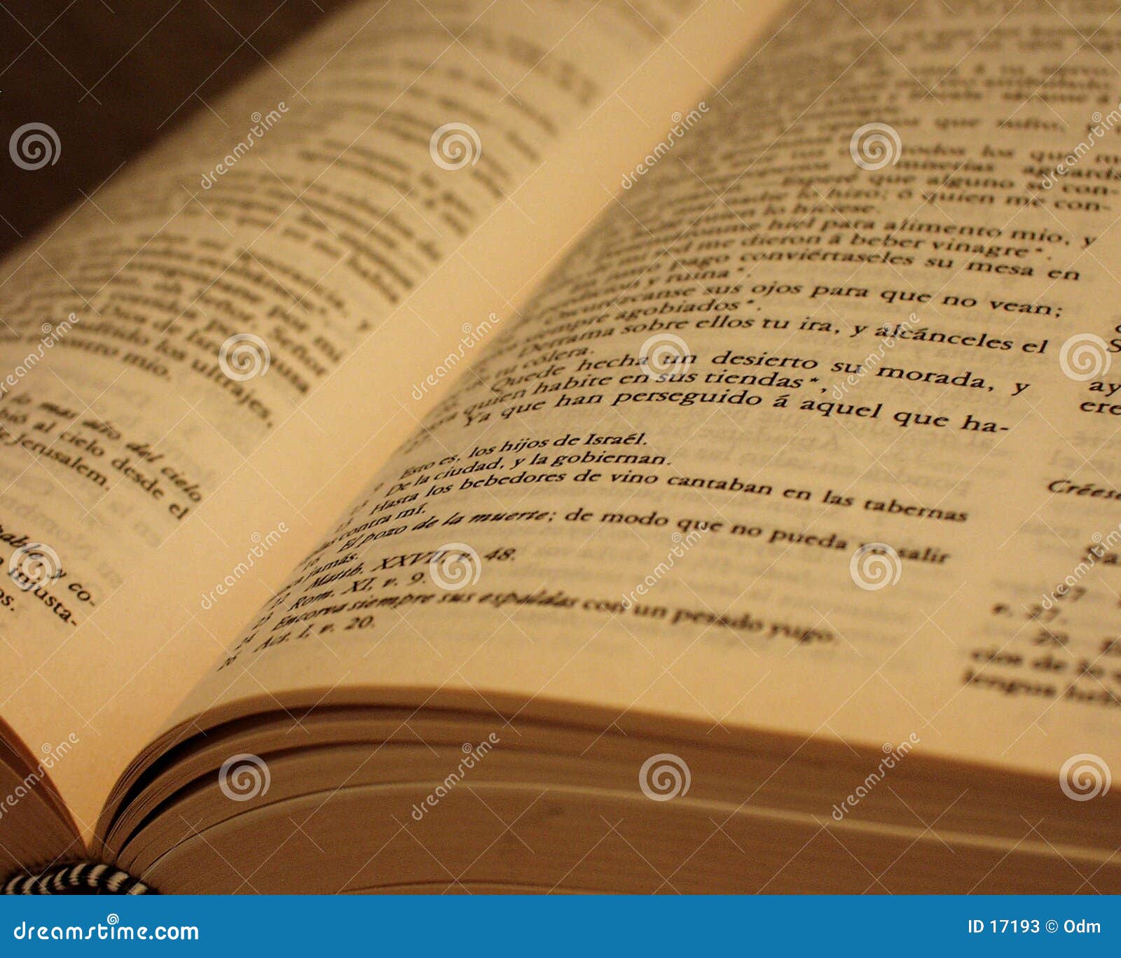 Spanish Antique Bible stock image. Image of bible, christianity 17193