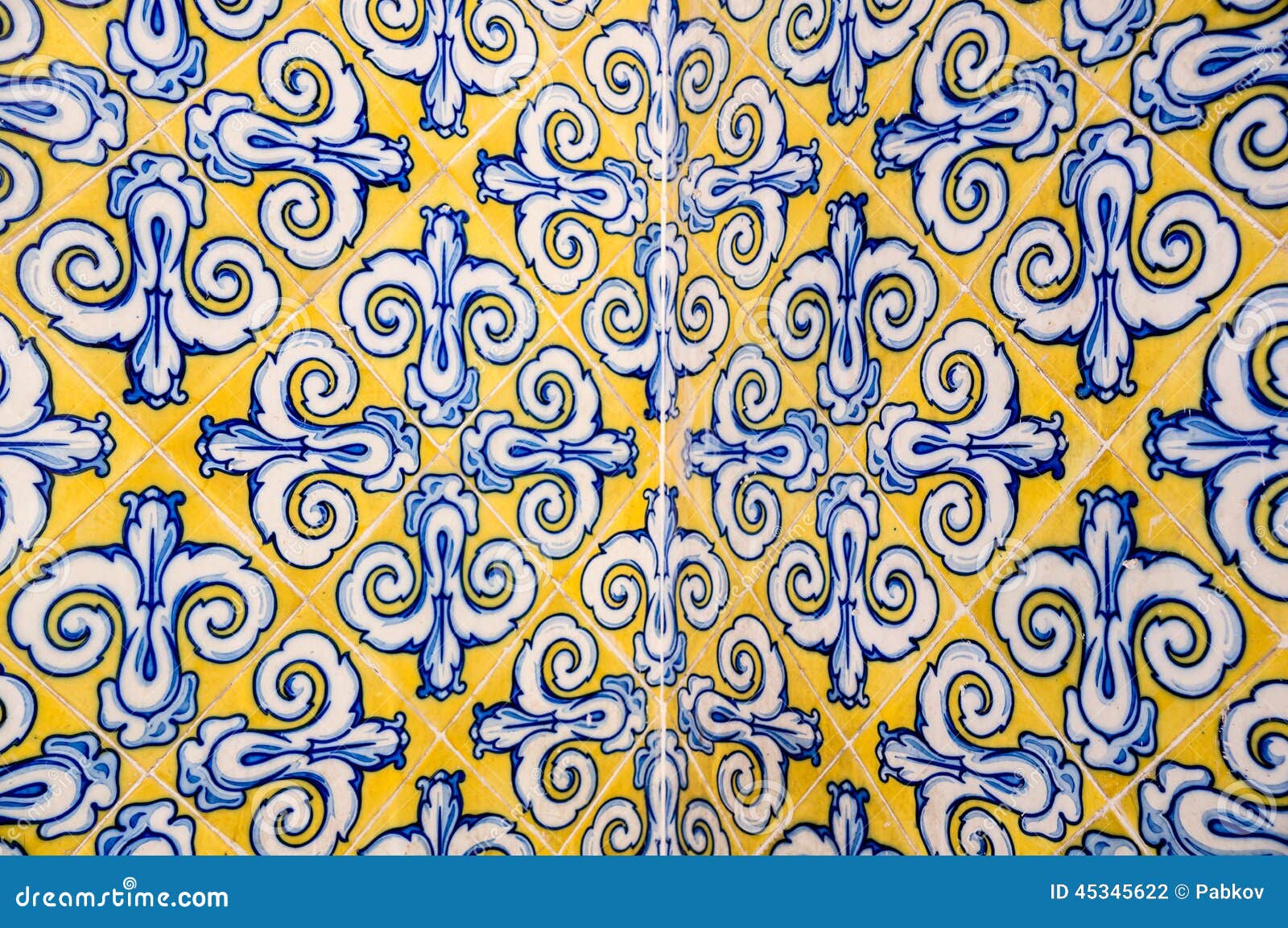 Spanish ceramic tile stock photo. Image of craft, ancient 45345622