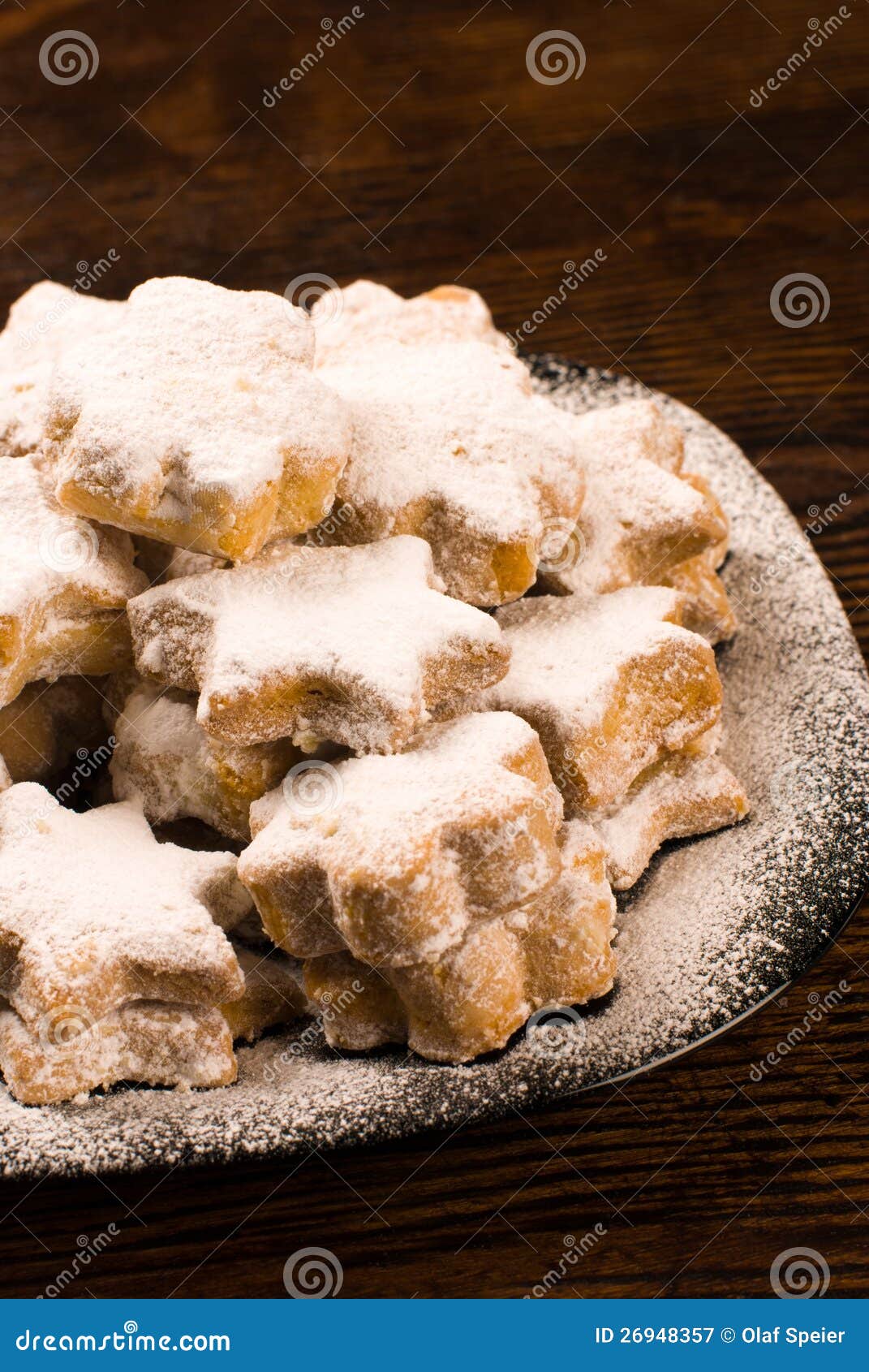 Spanish Christmas biscuits stock image. Image of portion 26948357