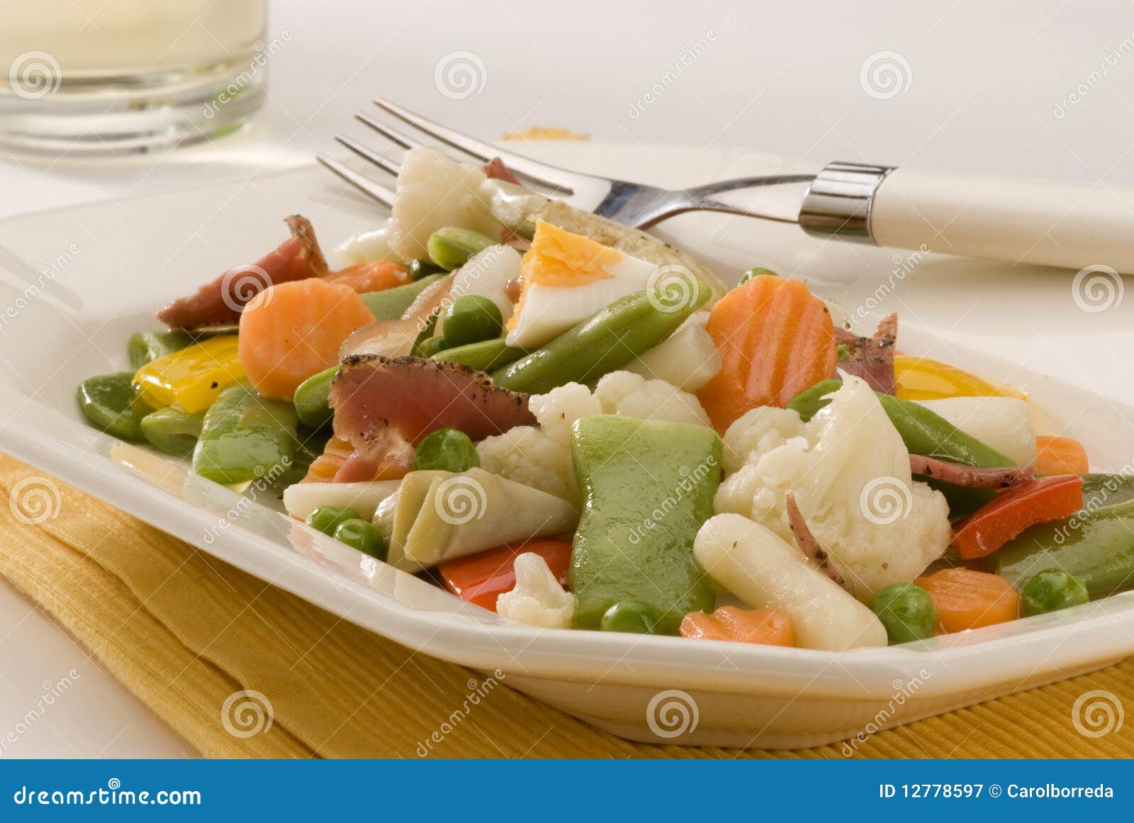 Spanish Cuisine. Mixed Vegetables Medley Stock Image Image of life, prepared 12778597
