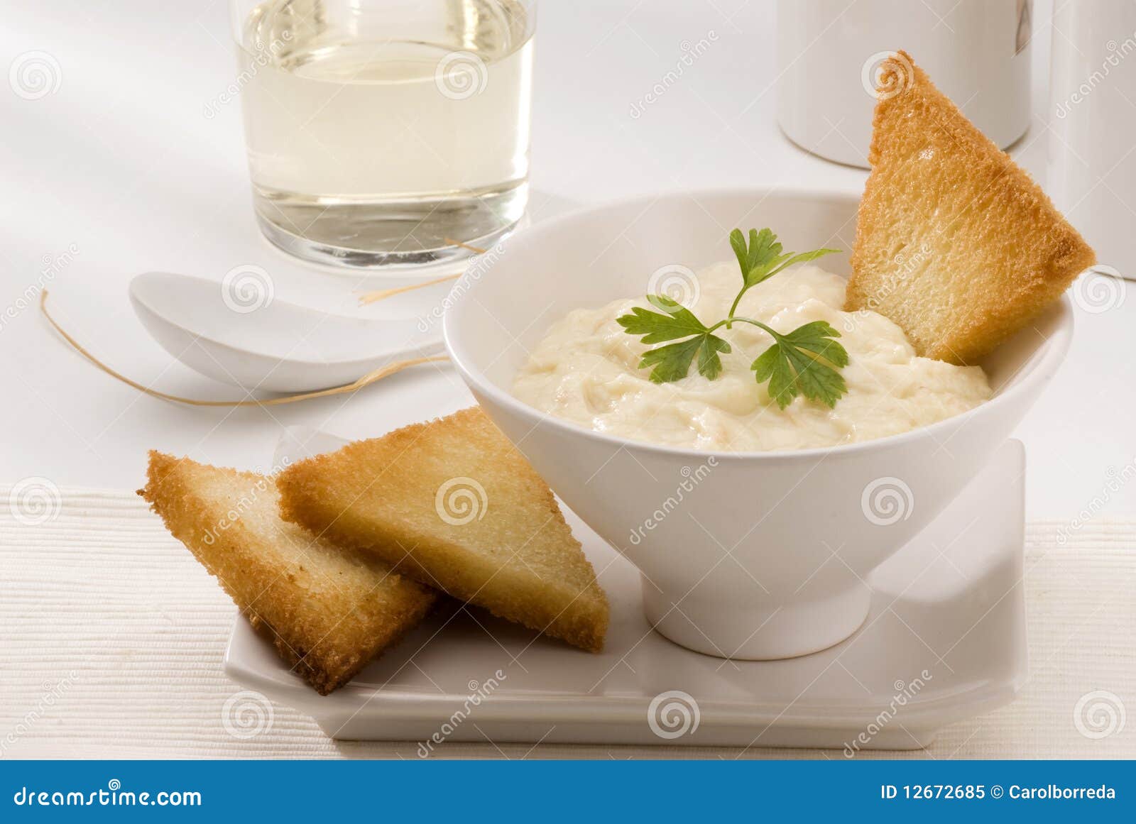 Spanish Cuisine. Salt Cod With Mashed Potatoes. Stock Image - Image of mashed, european: 12672685