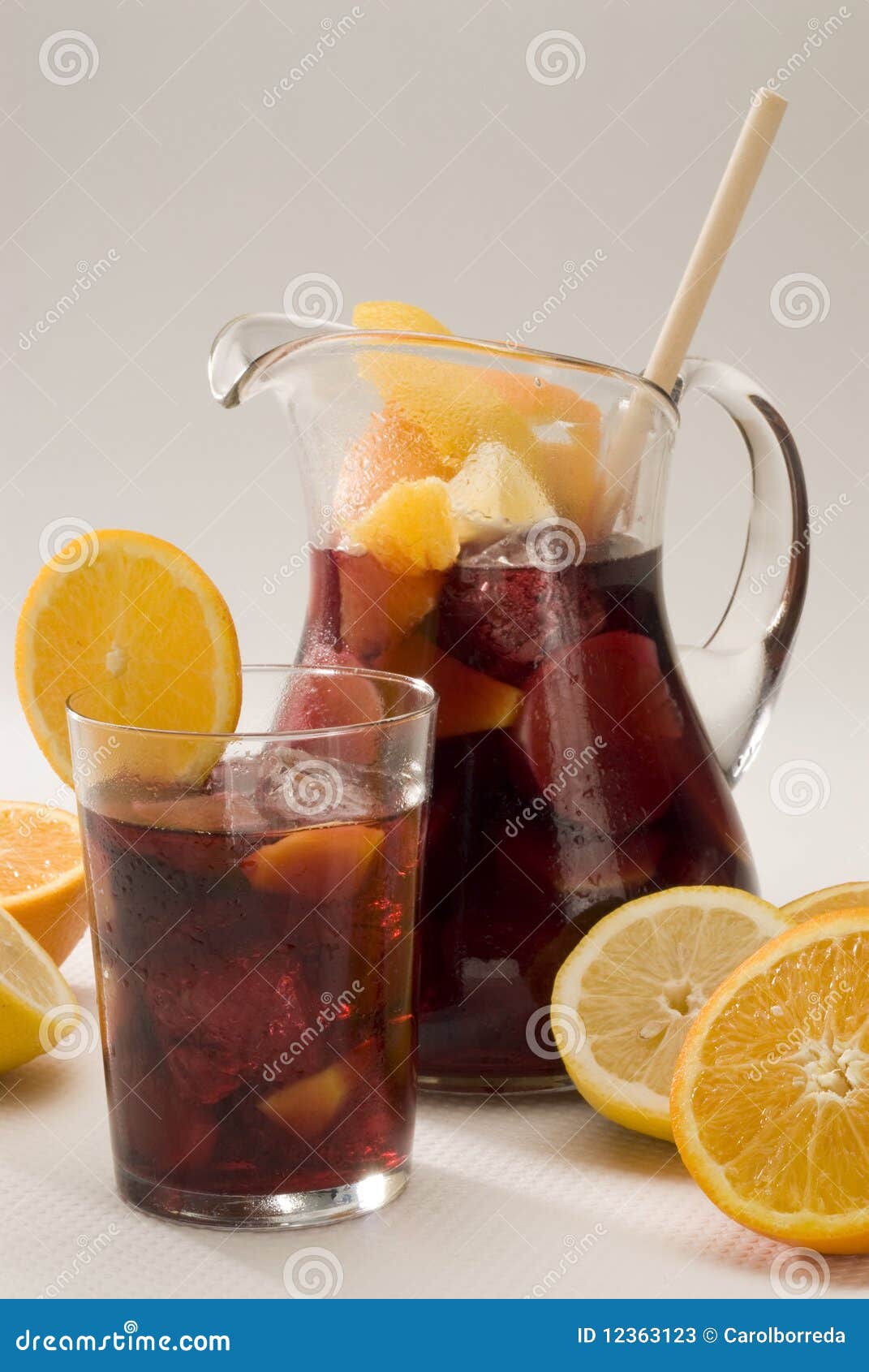 Spanish Cuisine. Sangria. Red Wine Punch. Stock Image Image of punch, spain 12363123