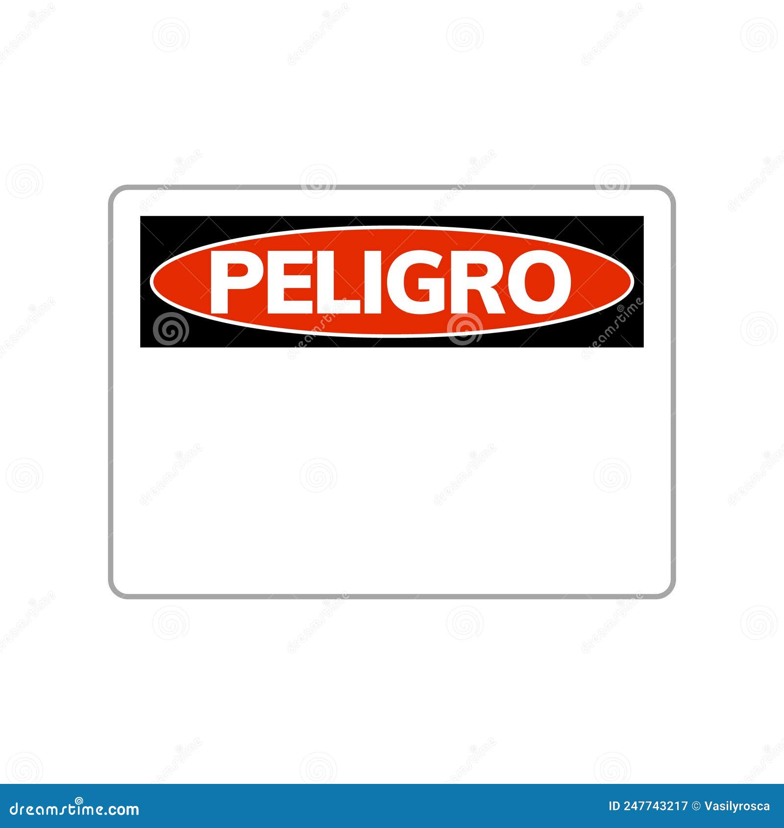 spanish danger peligro sign alert . safety danger 