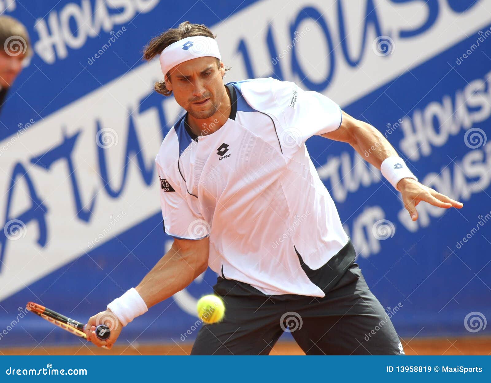 Spanish David Ferrer editorial stock image. Image of spanish 13958819