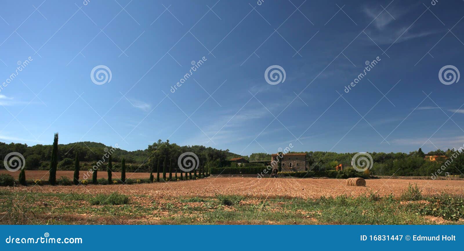 Spanish Farmland stock image. Image of spanish, building 16831447