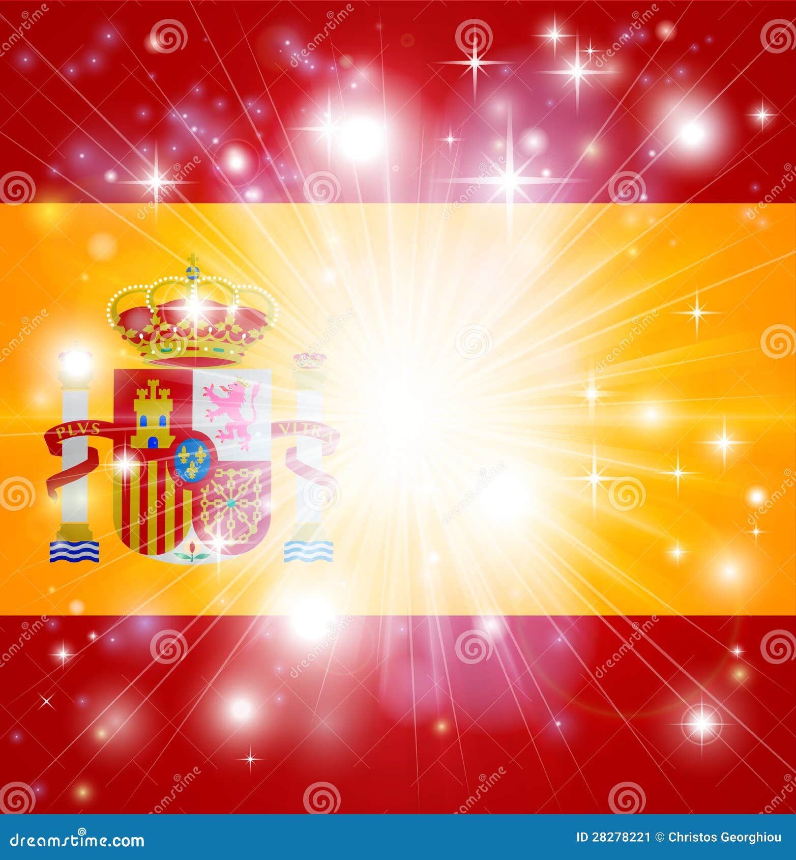 Spanish flag background stock vector. Illustration of politics - 28278221