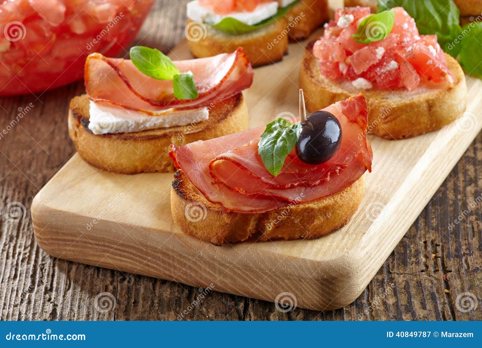 Spanish food tapas stock image. Image of cooking, fresh - 40849787