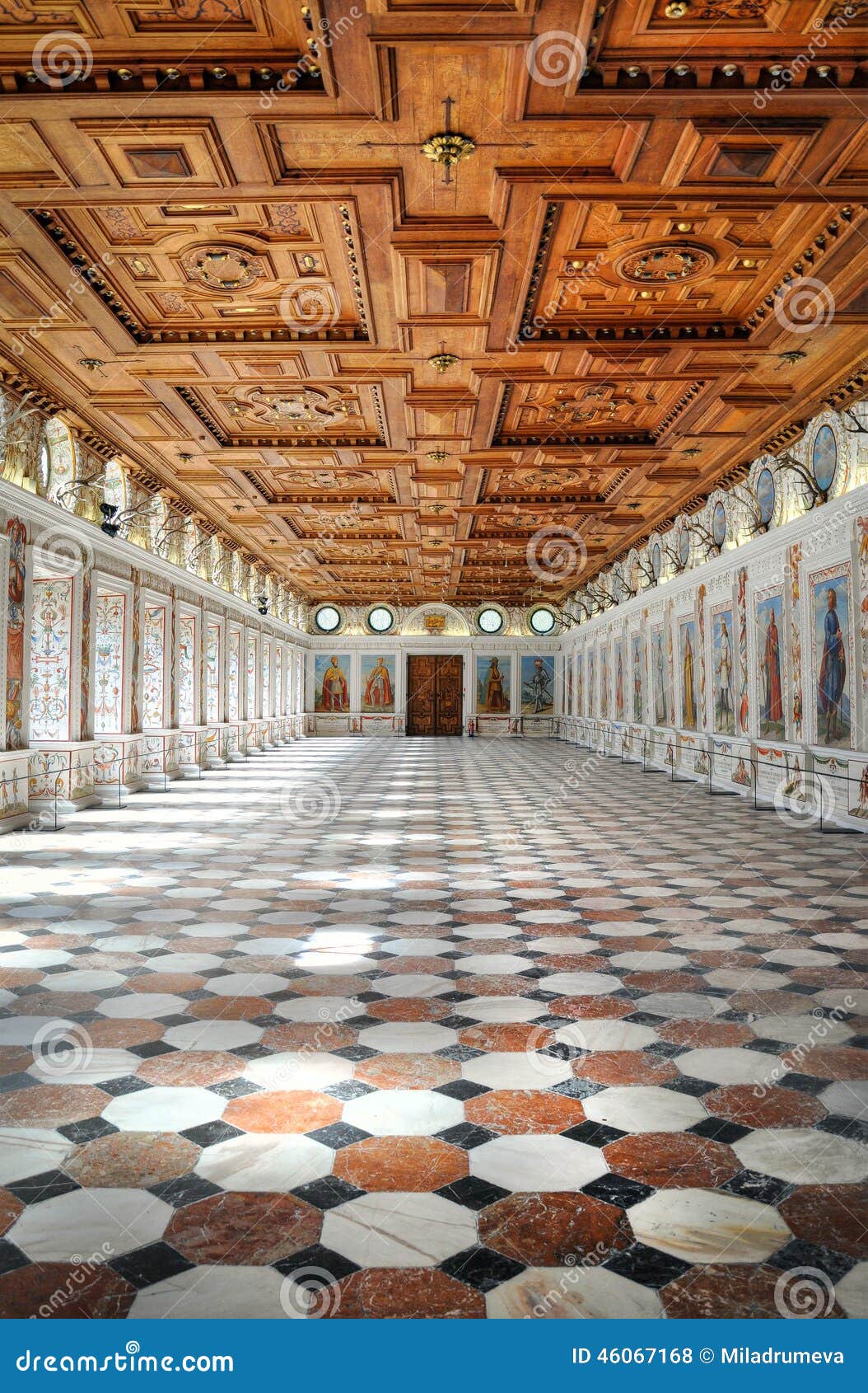 the spanish hall in ambras castle, innsbruck, austria