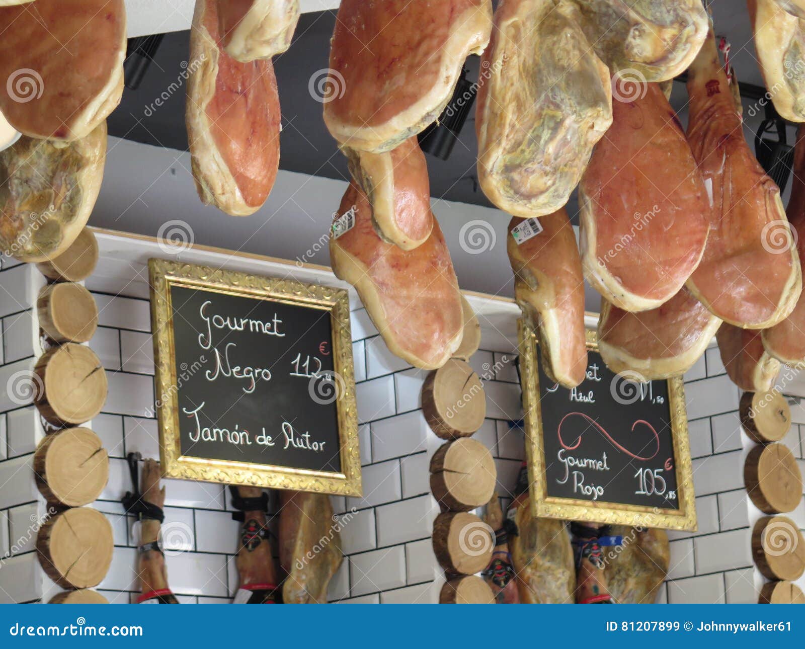 Spanish Ham Drying in Andalusia Stock Image Image of tapas