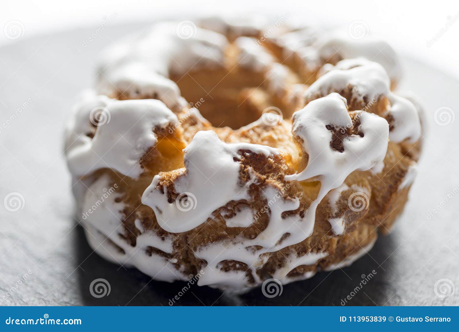 spanish homemade sugar donut dessert