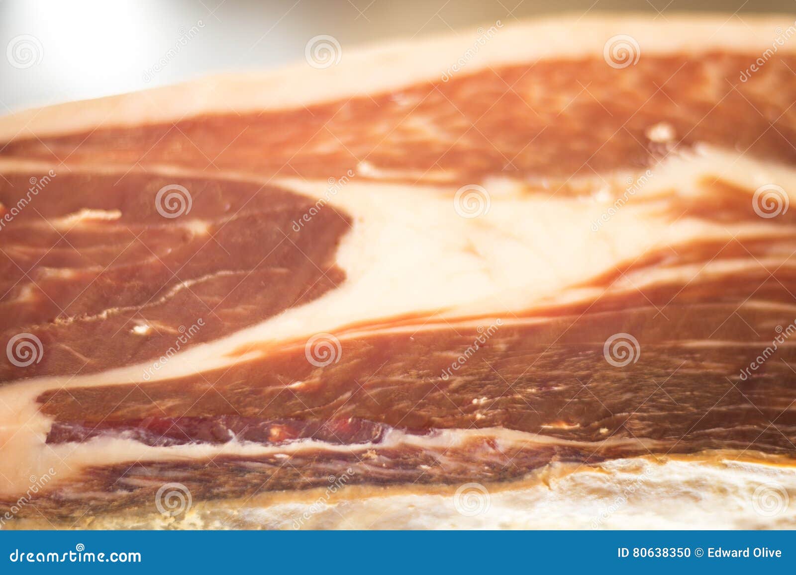 Spanish Iberian cured ham stock photo. Image of omega 80638350