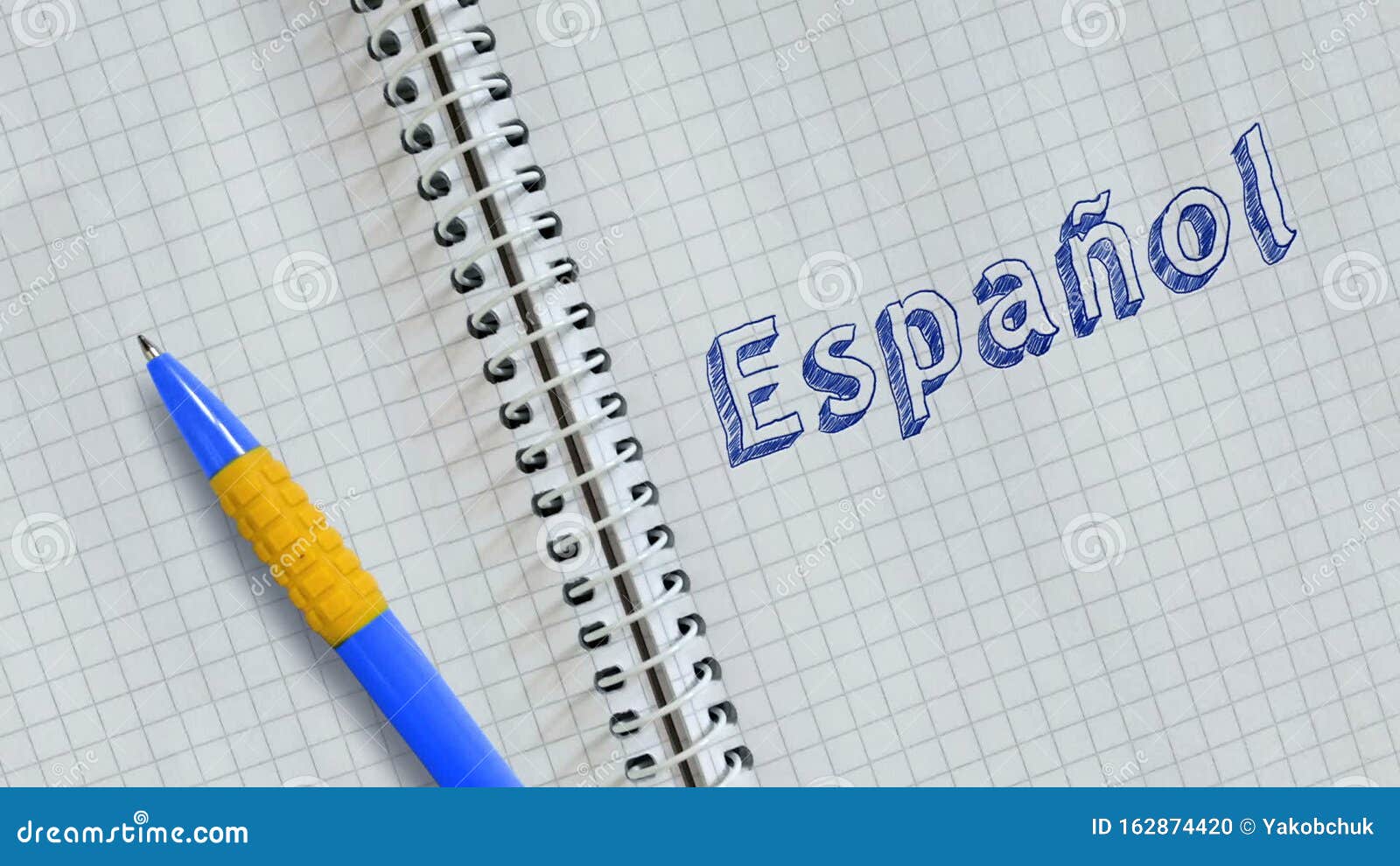 Spanish learning concept stock footage. Video of page 162874420