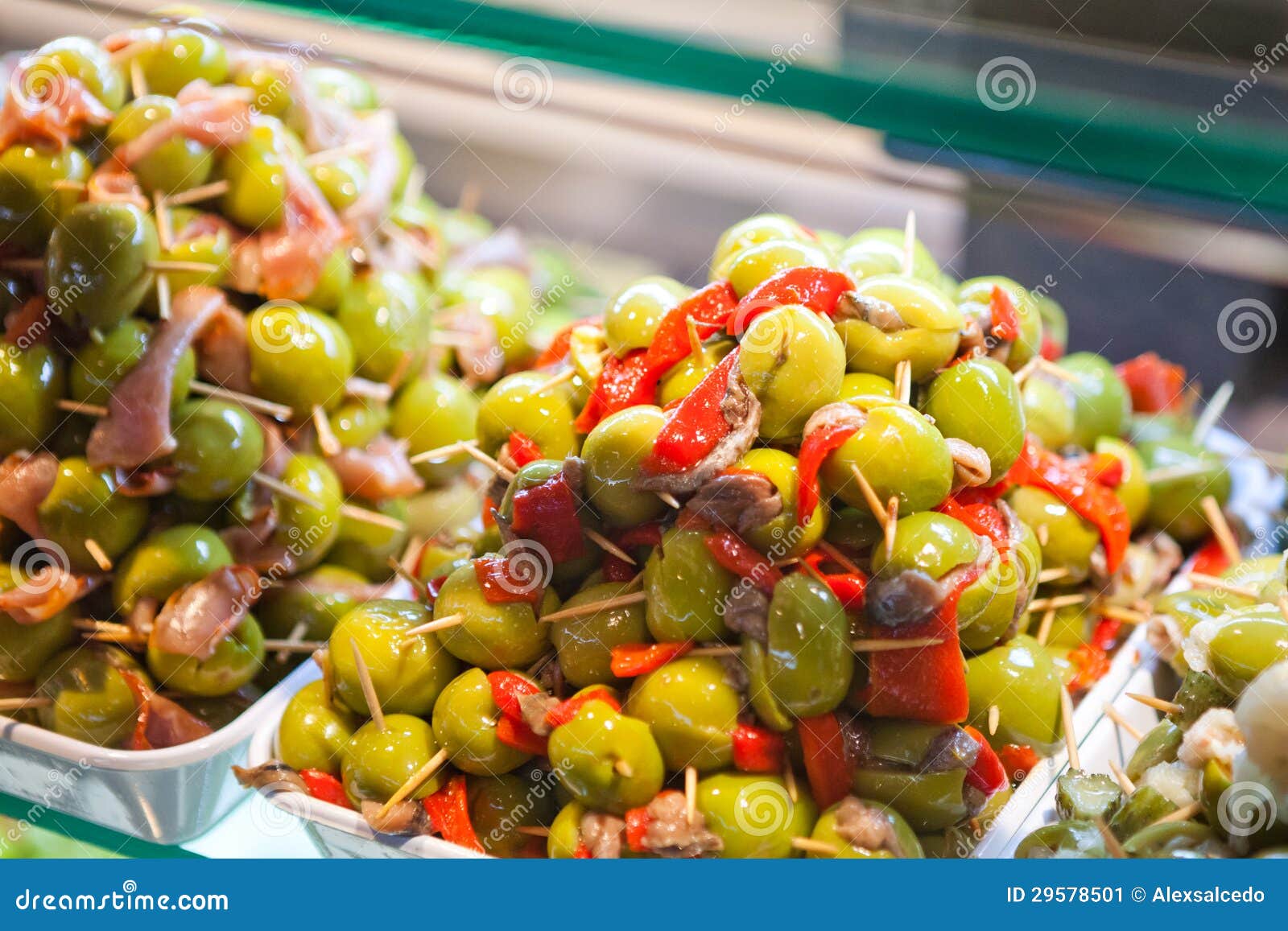 Spanish market stock image. Image of assortment, green 29578501