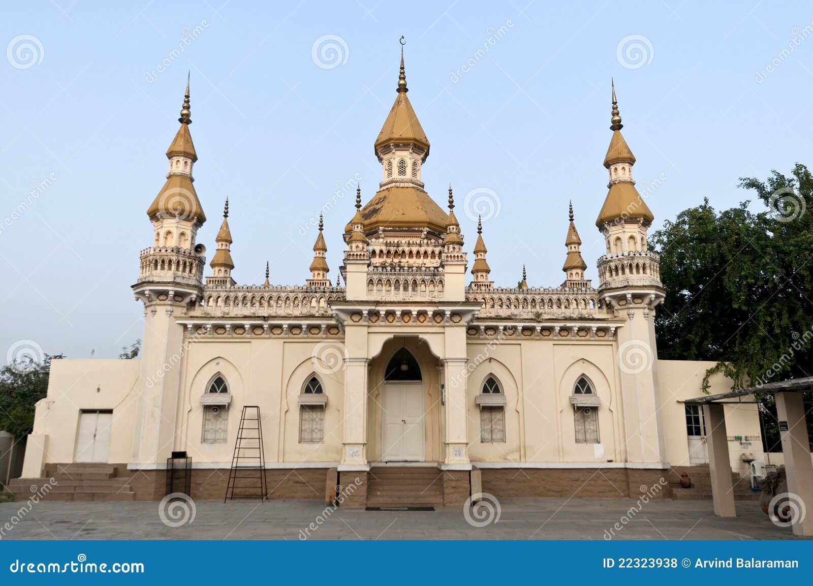 Spanish Mosque stock photo. Image of begumpet, decorated 22323938