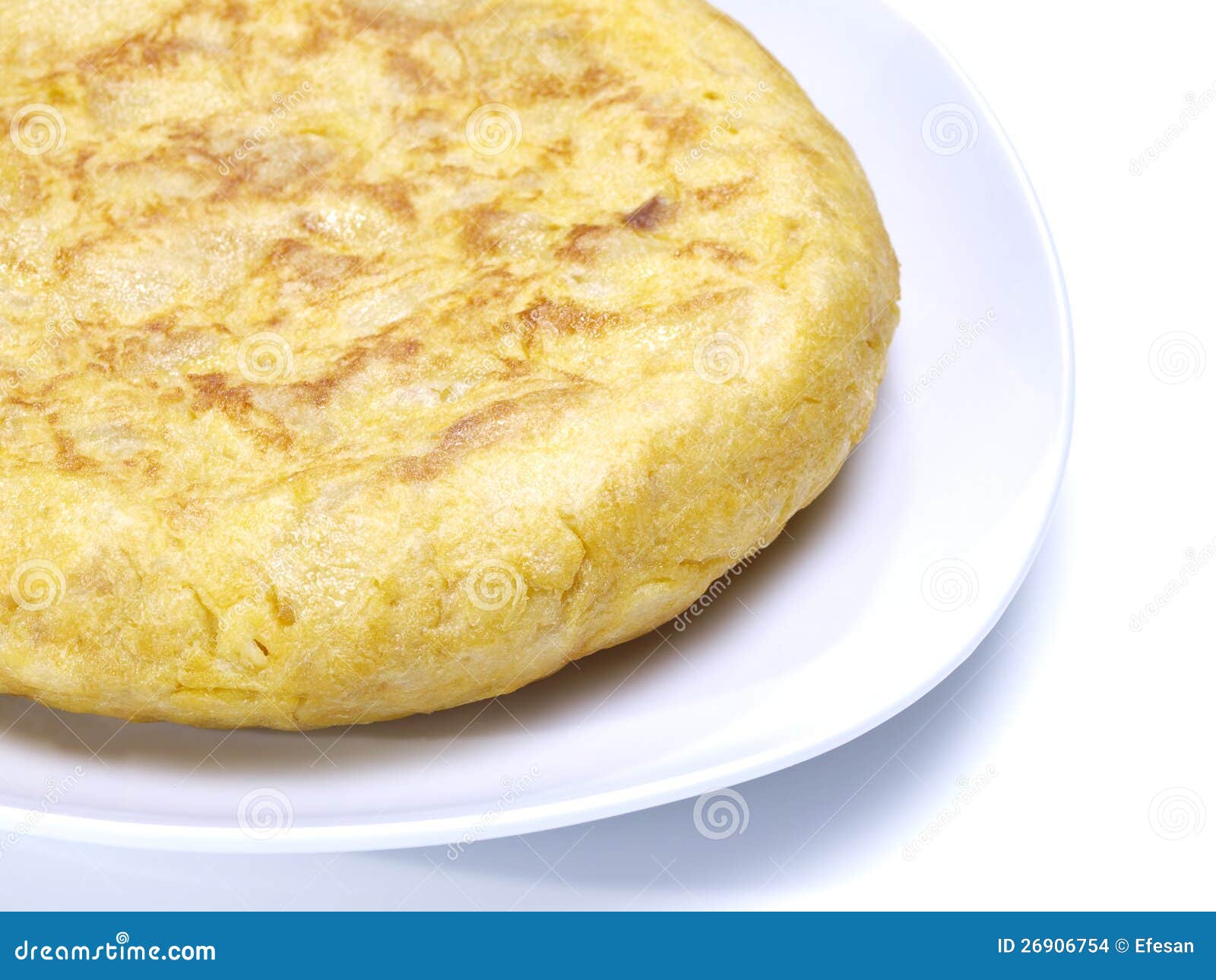 Spanish omelet. stock photo. Image of protein, salt, mediterranean