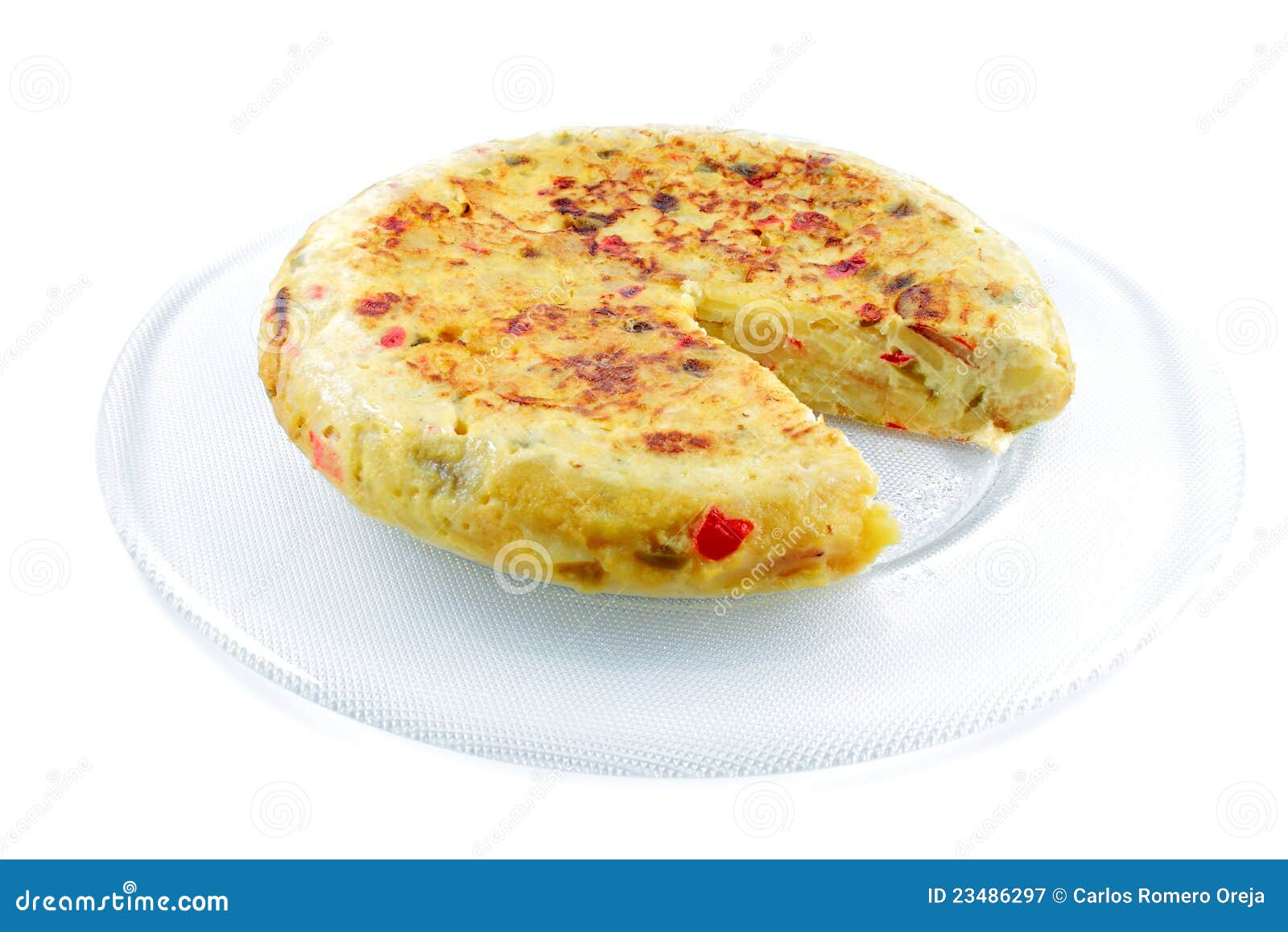 Spanish omelette stock image. Image of food, healthy 23486297
