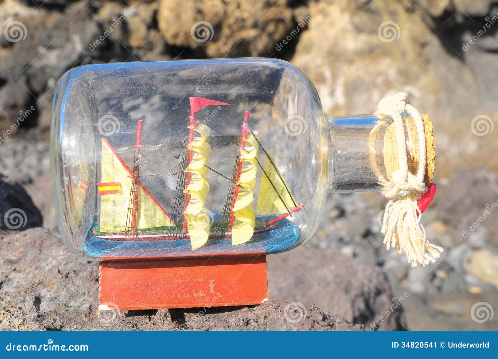 Spanish Sailing Boat stock image. Image of horizon, shore 34820541