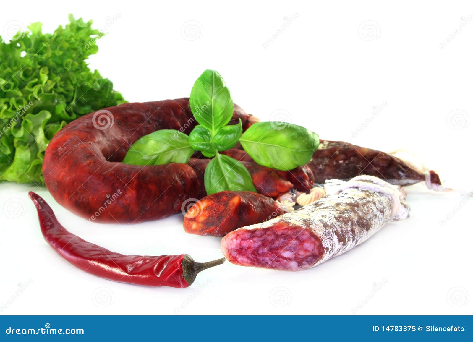 Spanish Salami stock image. Image of meal, delicious 14783375
