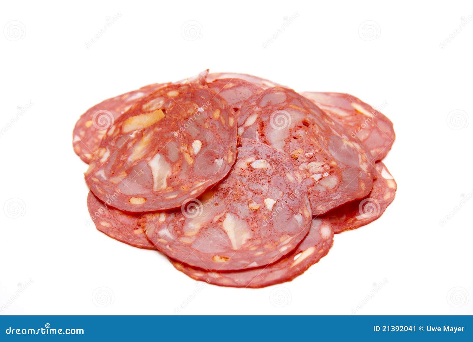 Spanish salamis stock image. Image of chopped, meal, salamis 21392041