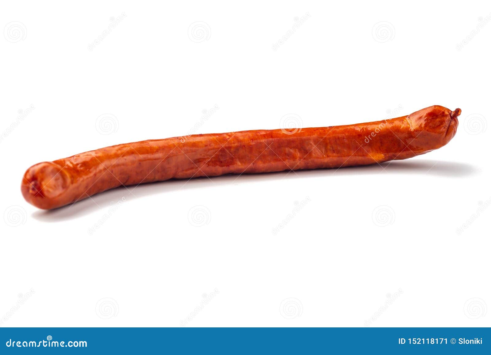 Spanish Sausage. Isolate on White Background Stock Image Image of product, cuisine 152118171