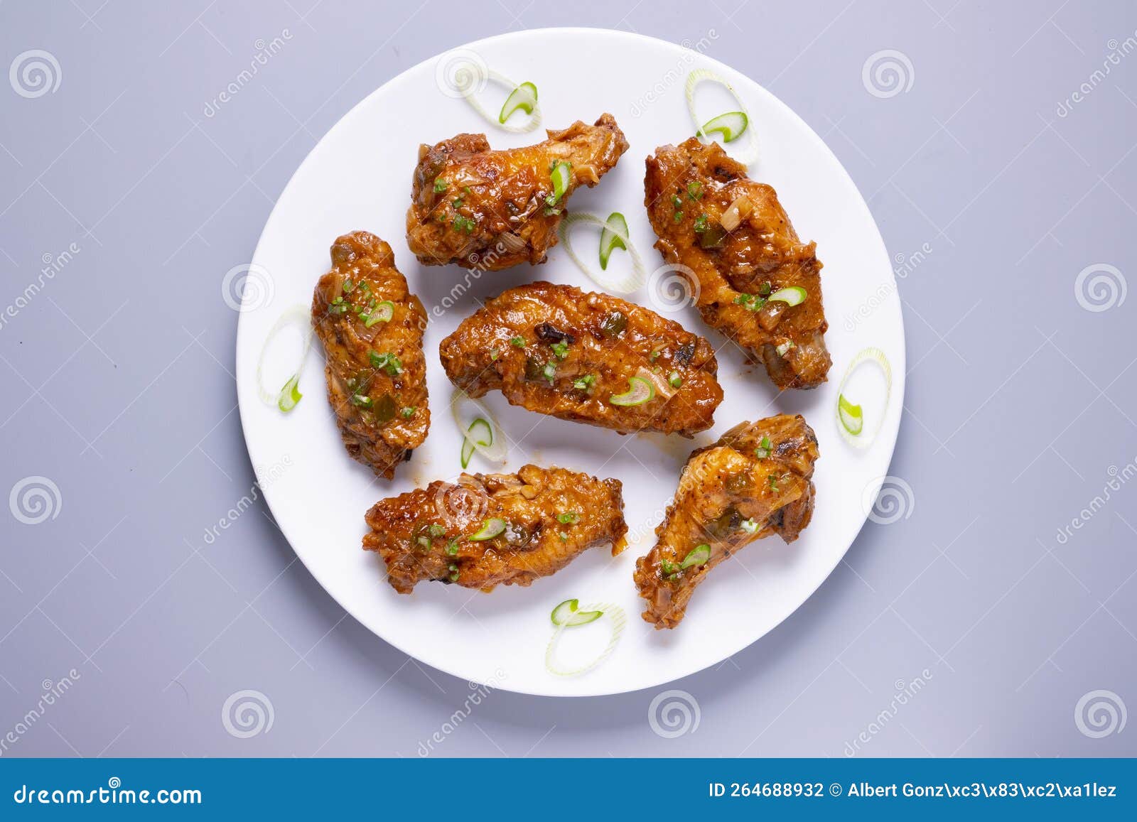 Spanish Tapa of Fried Chicken Wings. Stock Photo Image of cuisine