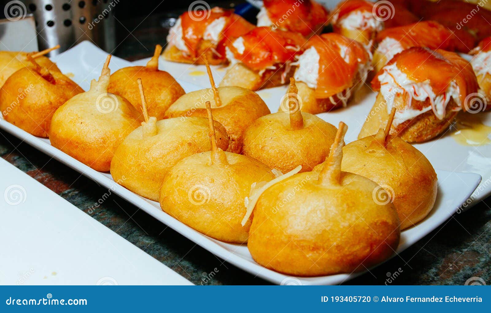 Spanish Tapas of the Basque Country Stock Photo Image of canape, fresh 193405720