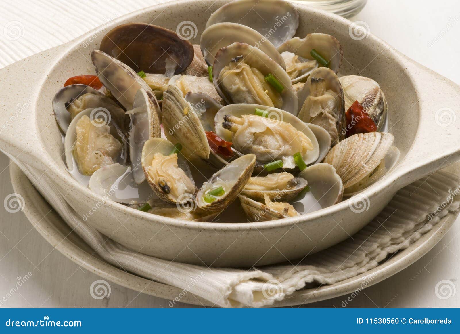 Spanish tapas. Clams. stock photo. Image of life, seafood 11530560