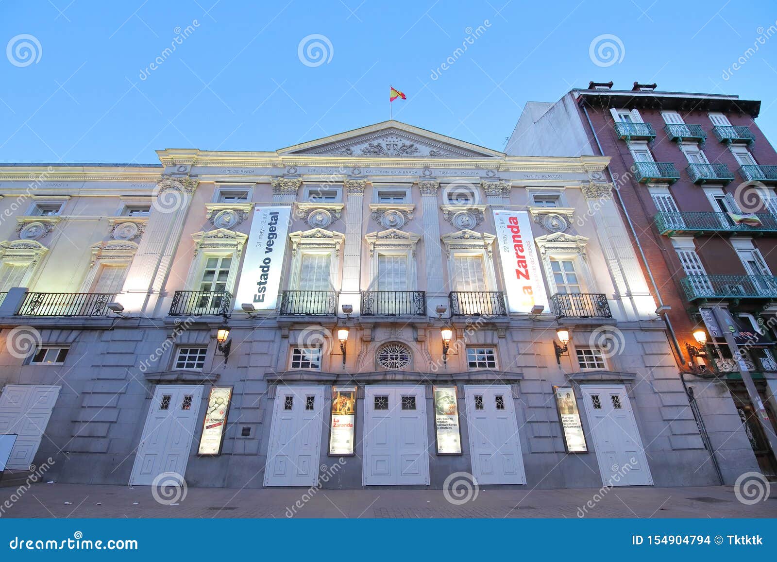 Spanish Theatre Madrid Spain Editorial Stock Image Image of musical