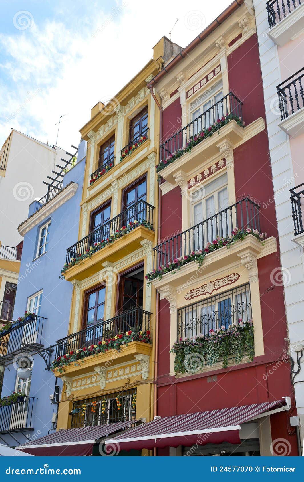 Spanish Town House Stock Photo Image 24577070