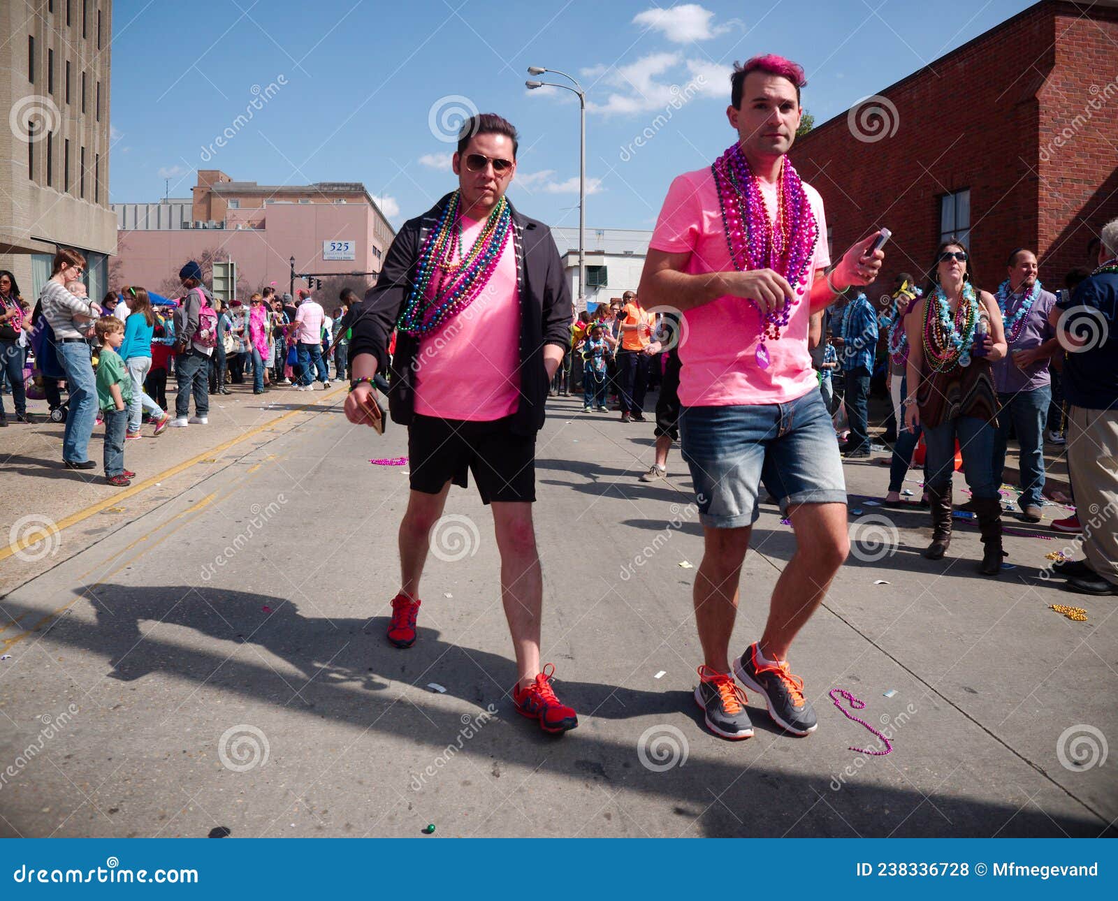 Spanish Town Mardi Gras Parade, Baton Rouge Editorial Stock Photo