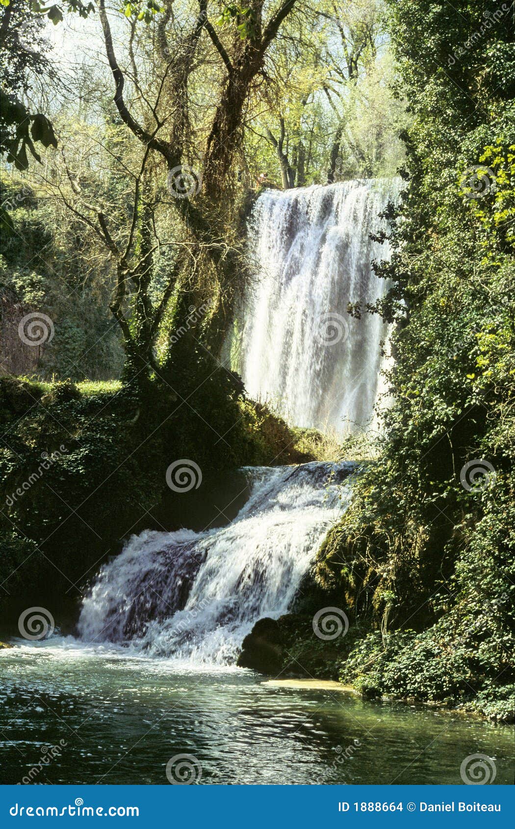 Spanish waterfall stock photo. Image of river, obstacle - 1888664