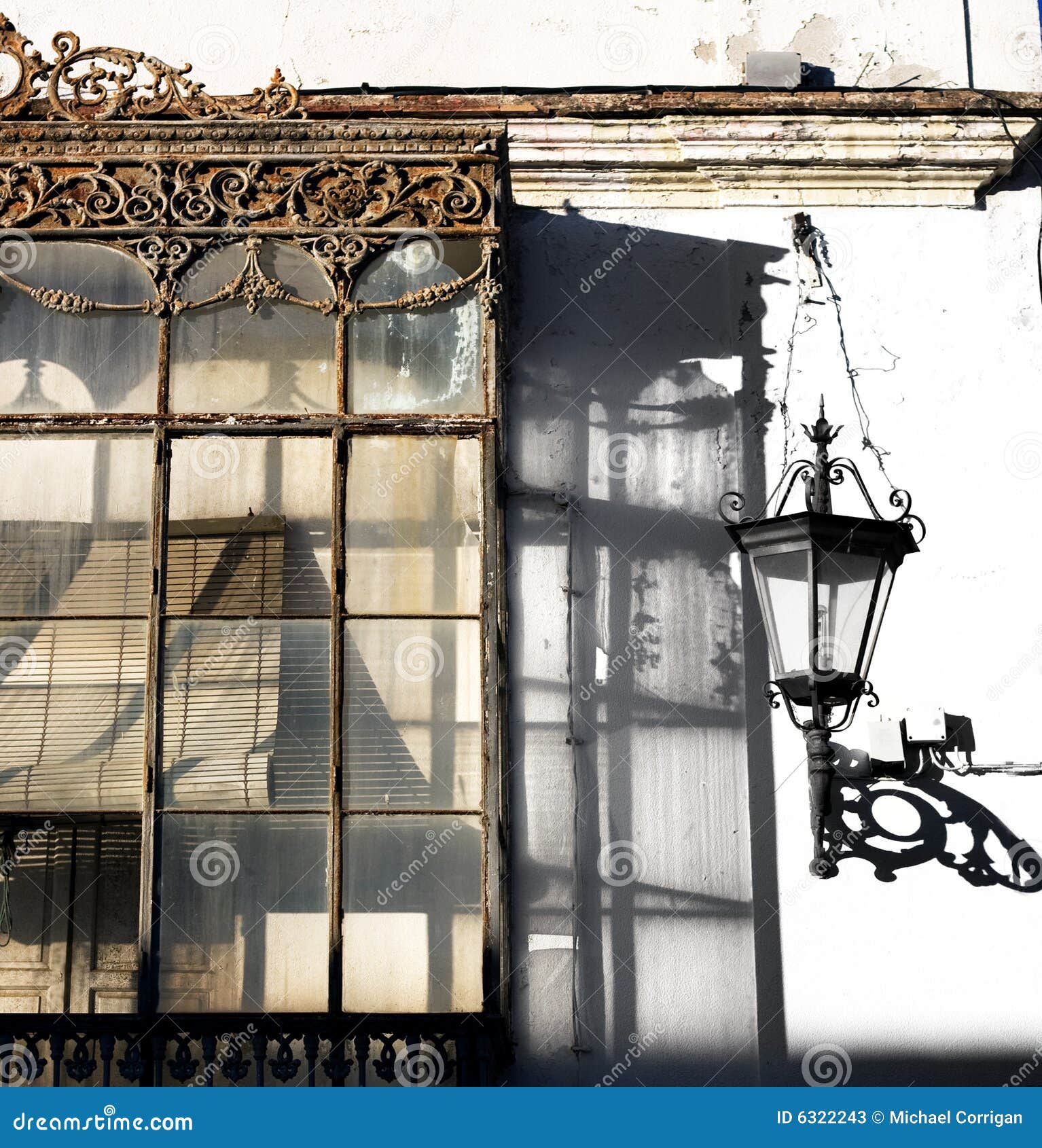 Spanish Window in the White Villages Stock Image Image of frontera