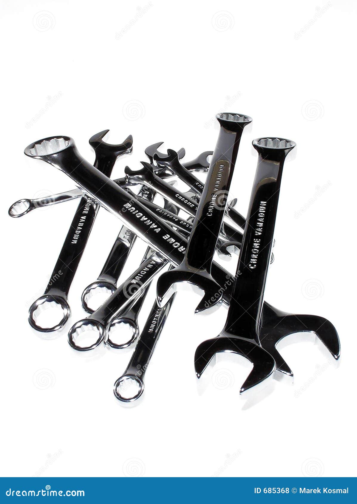 spanners over white