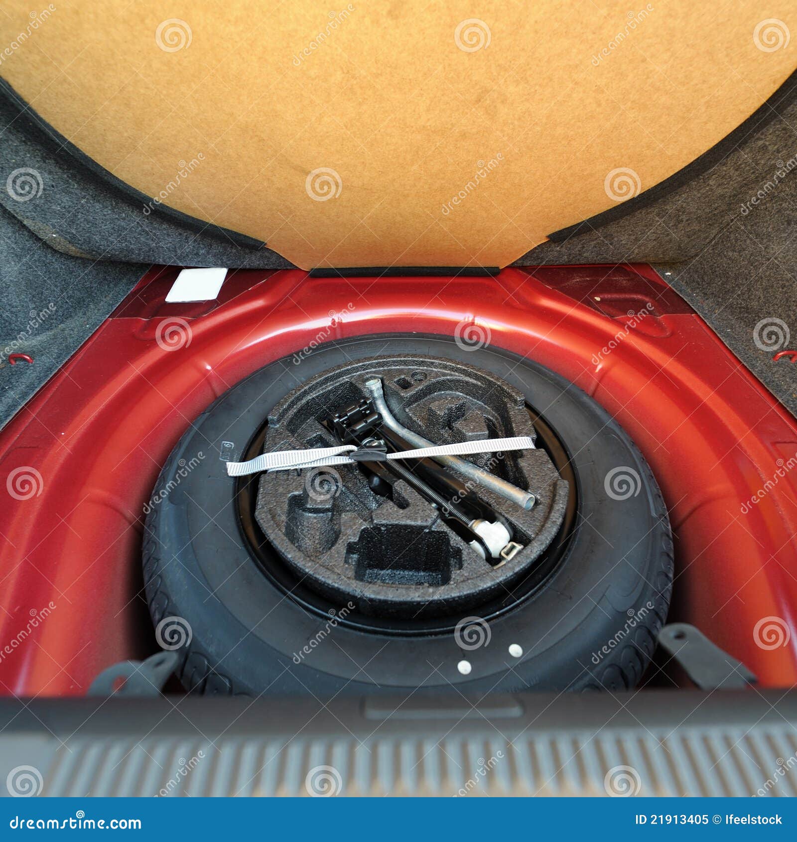 Spare tire (wheel) stock image. Image of gray, shiny 21913405