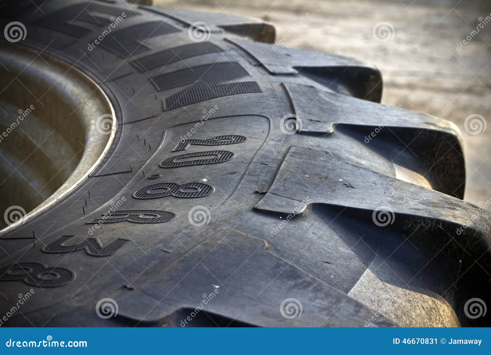 Spare tractor tyre stock image. Image of tred, tyre, farm 46670831
