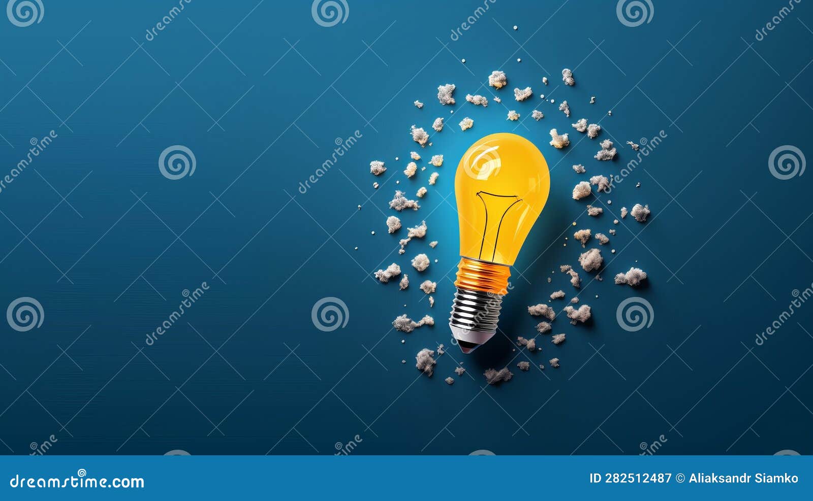 Spark of Brilliance Bright Ideas and Innovation Stock Illustration