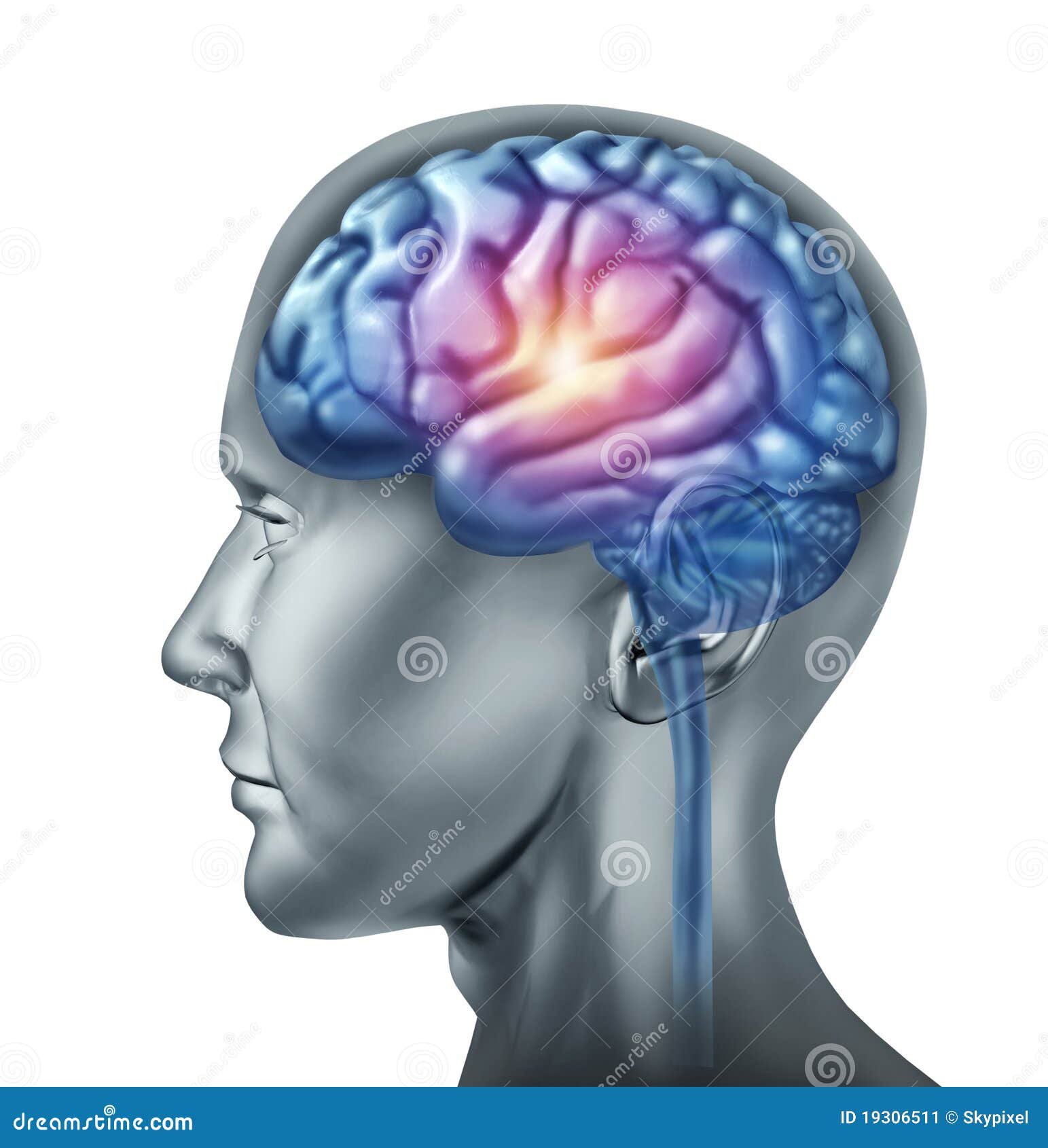 Download Spark of genius brain stock illustration. Illustration of ...