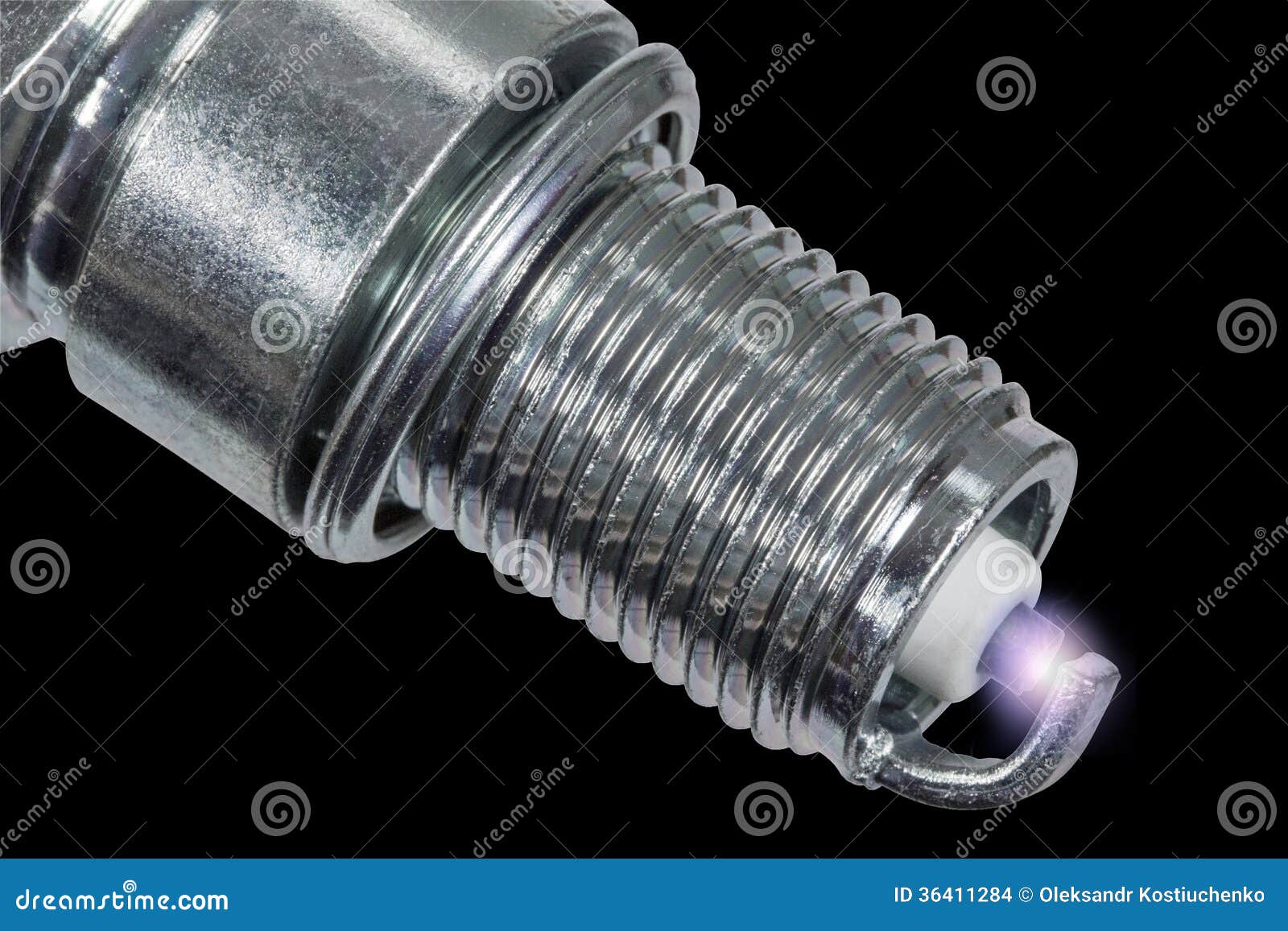Spark plug stock photo. Image of electrical, spark, device 36411284