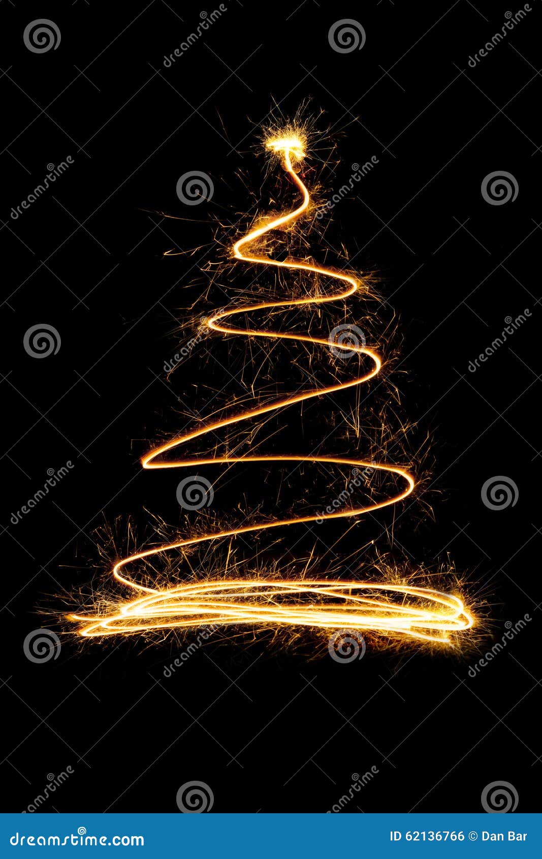 christmas banner tree Stock Image Firework Illustration  Sparkle Christmas Tree