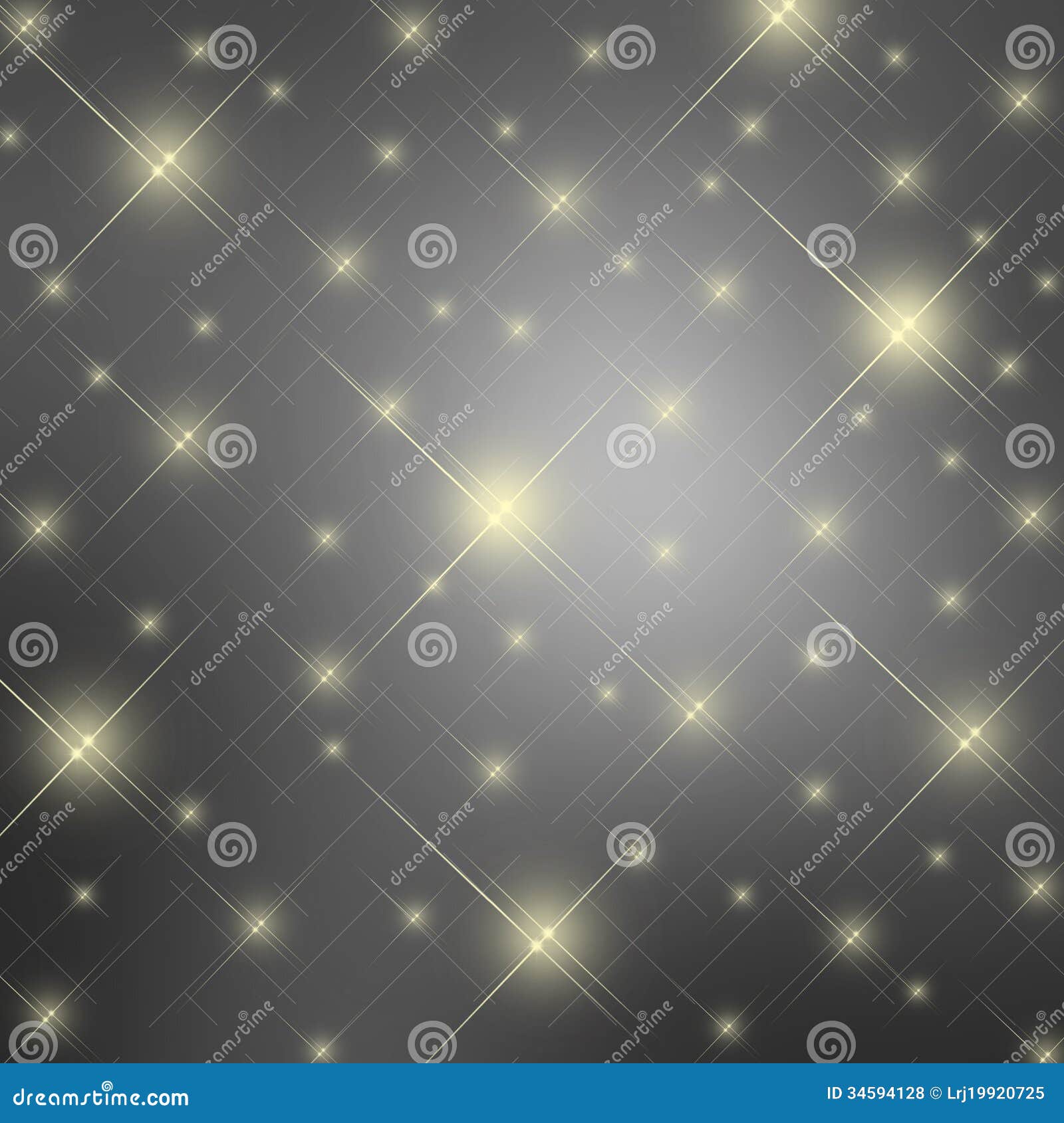 Sparkle Gray Stars Background Stock Illustration Illustration of