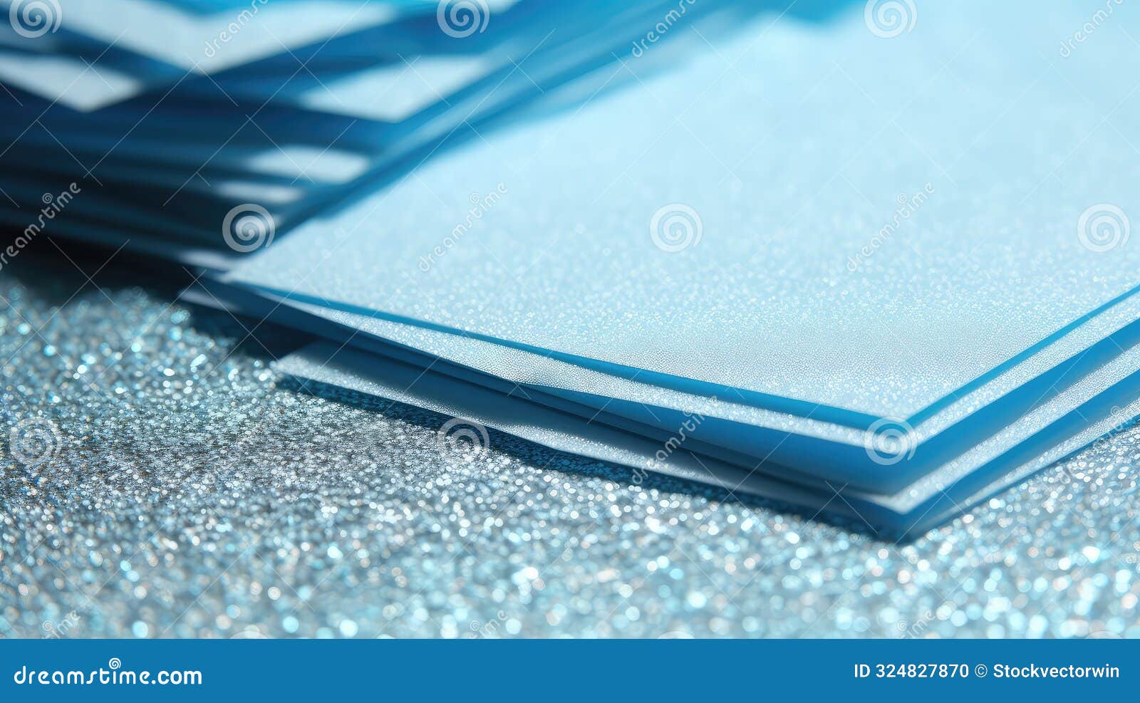 Sparkle Light Blue Glitter Paper Stock Illustration Illustration of