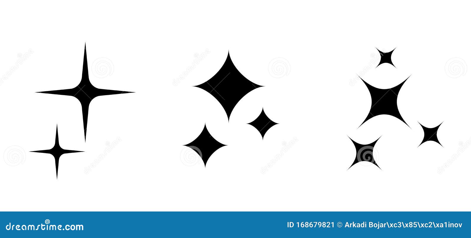 Vector Sparkle Star Clip Art