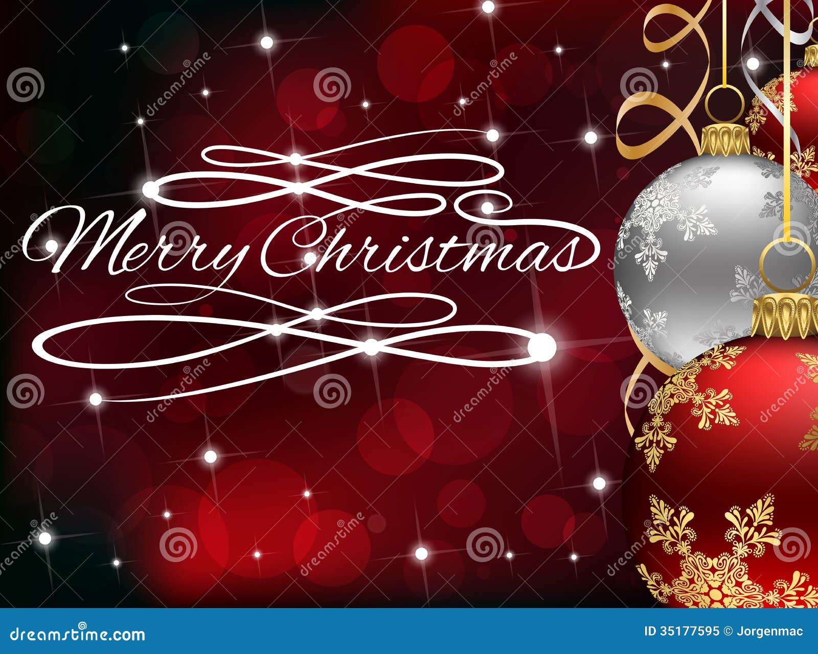 Sparkle Swirl Christmas stock vector. Image of merry 