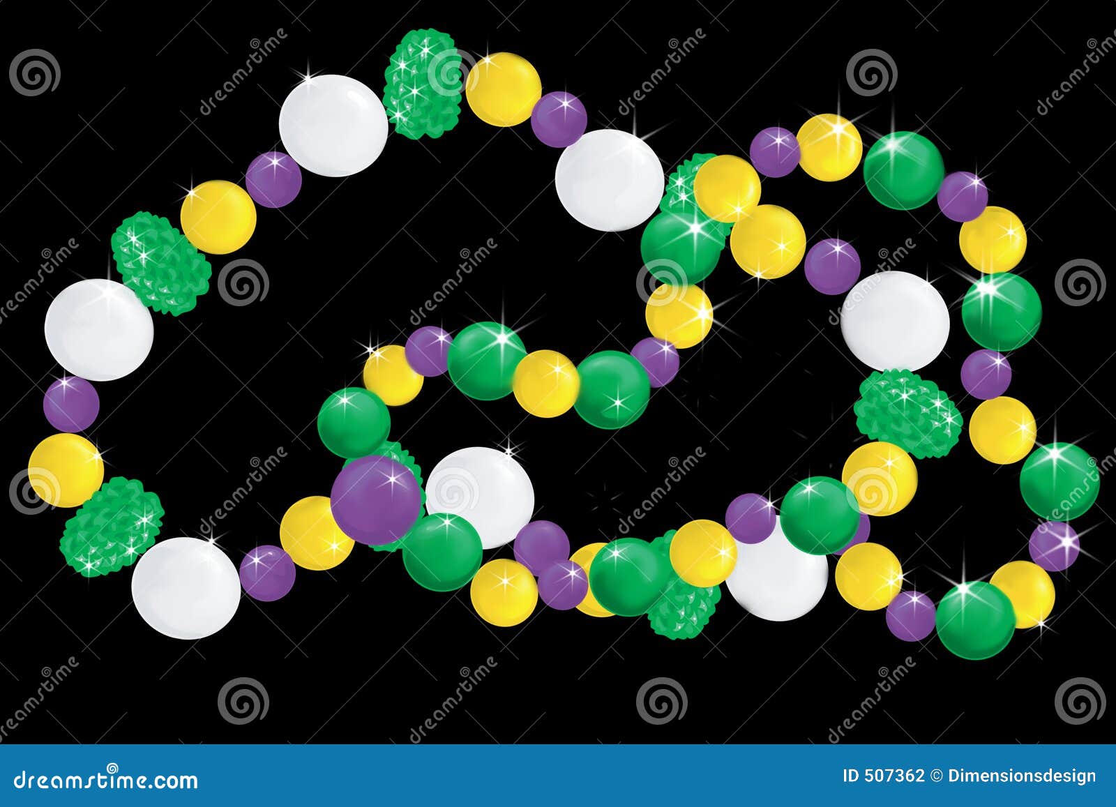 sparkling beads