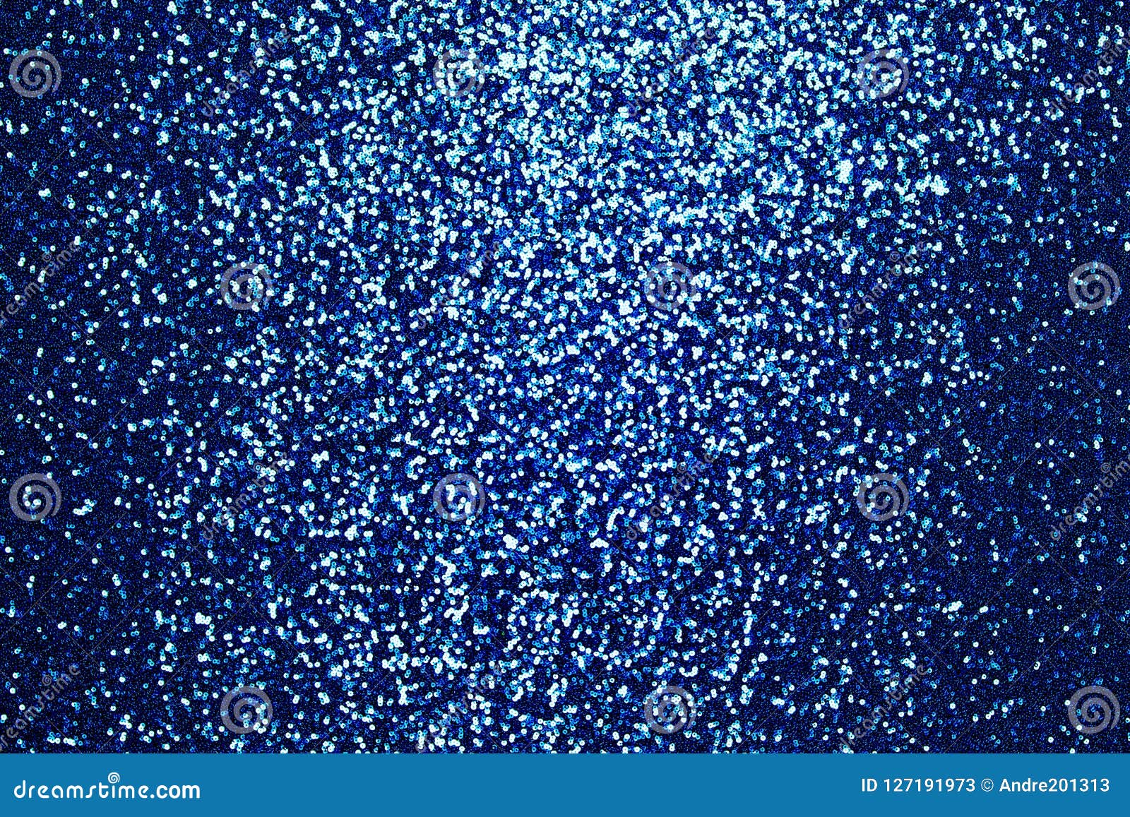 blue sequin