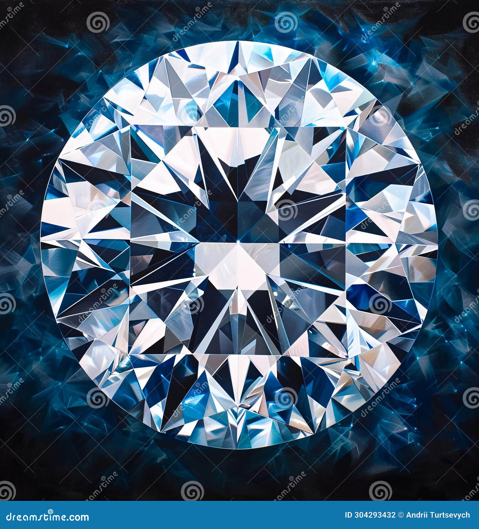 Sparkling Diamond Closeup, Radiant Reflections, AI Generated Stock Photo -  Image of clarity, precious: 304293432