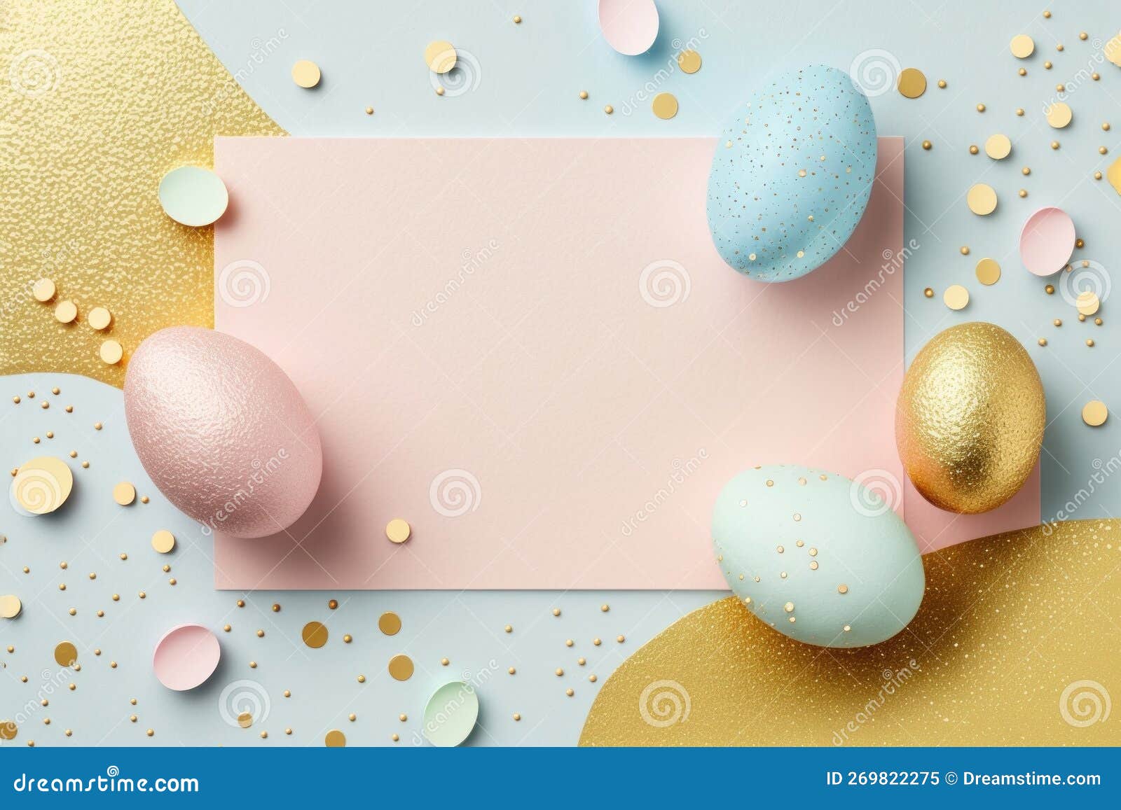 Sparkling Easter Egg Delight. Generative AI Stock Illustration Illustration of traditional